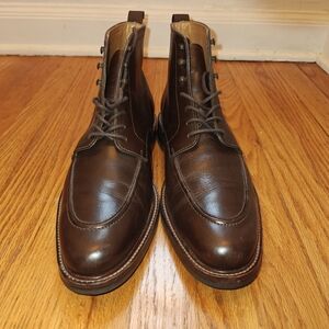 Men's Brown Leather Dress Boots  - Beckett Simonon - Size 13
